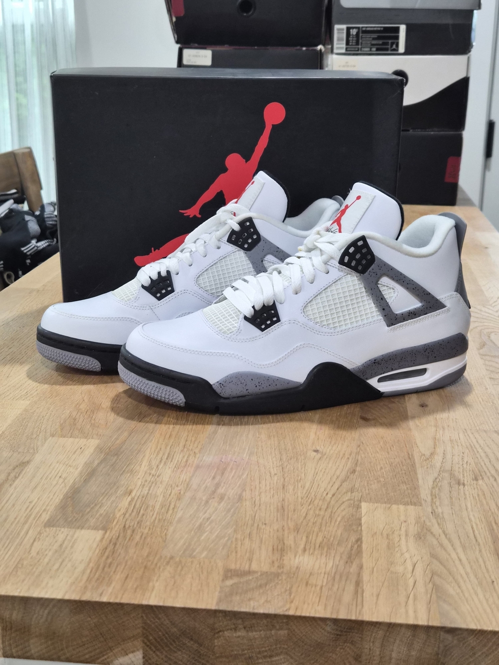 Air Jordan 4 Retro 'White Cement' 2012 Mens 10.5 NWT